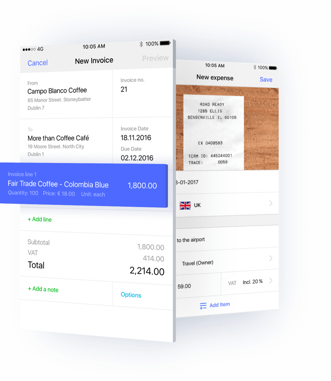 Invoicing From Your Mobile Or Tablet Is Now As Simple (1080x1244), Png Download