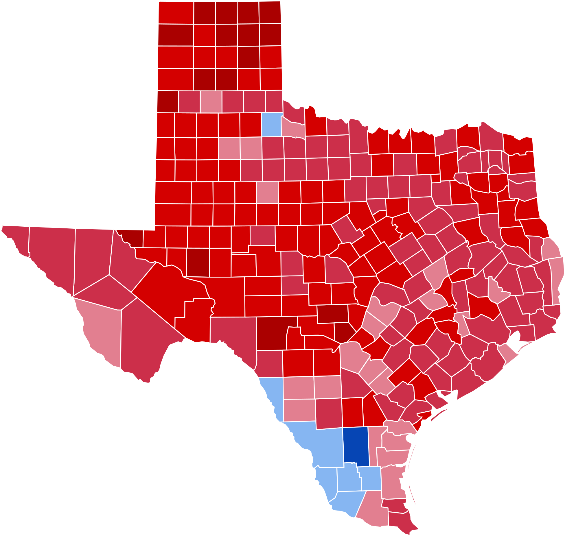 United States Presidential Election In Texas, 1972 (2000x1957), Png Download