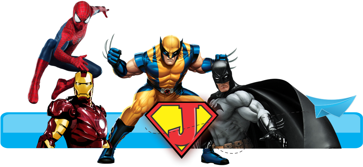 Super Herois Png (1185x554), Png Download