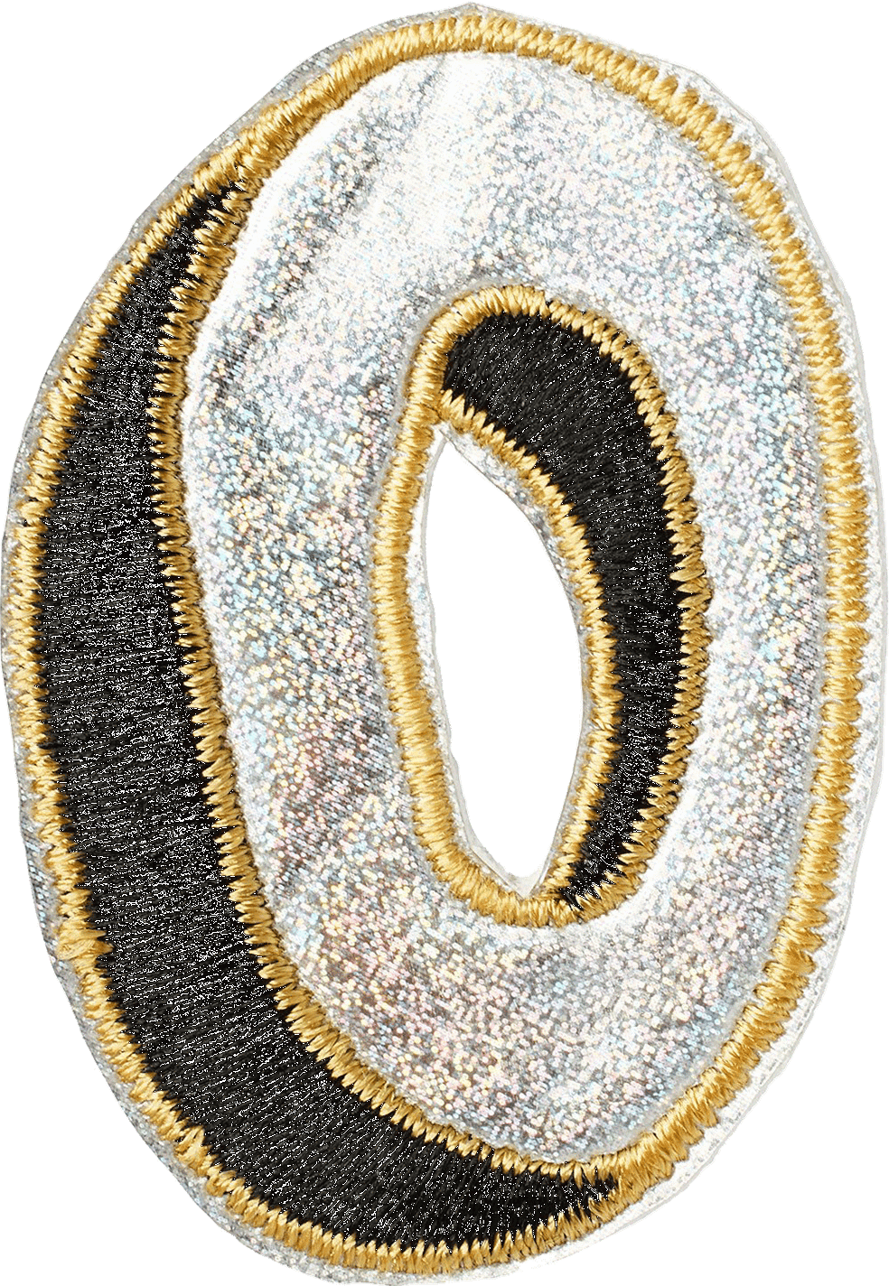Black & Gold 2" Letter Patches (984x1424), Png Download