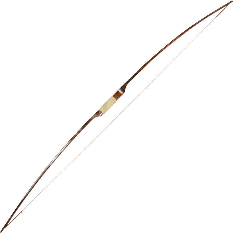 Rustic Youth Longbow With Leather Wrapped Handle (817x817), Png Download