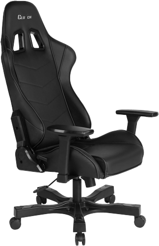 Crank Series All Black Gaming Chair (600x600), Png Download