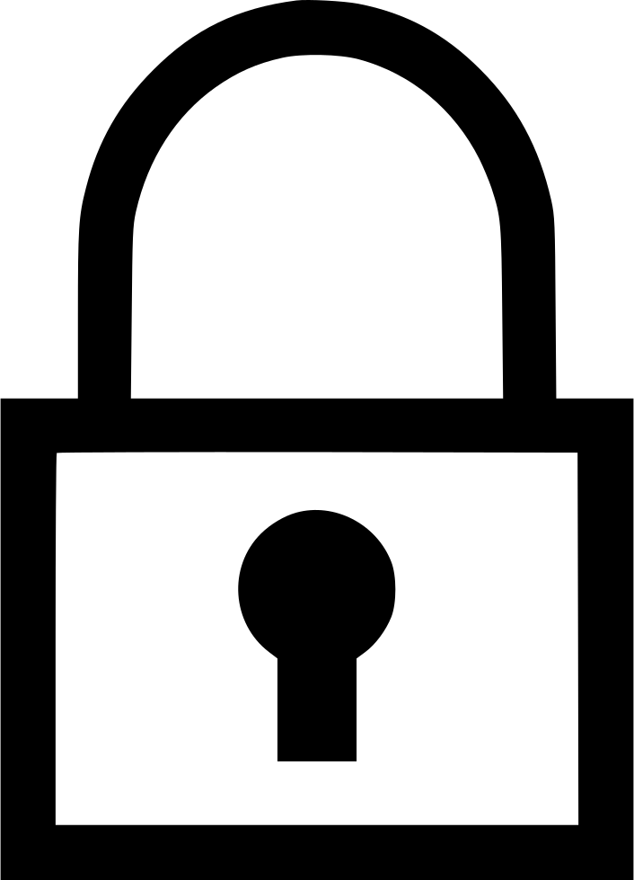 Online Home Lock Secure Svg Png Icon (706x980), Png Download