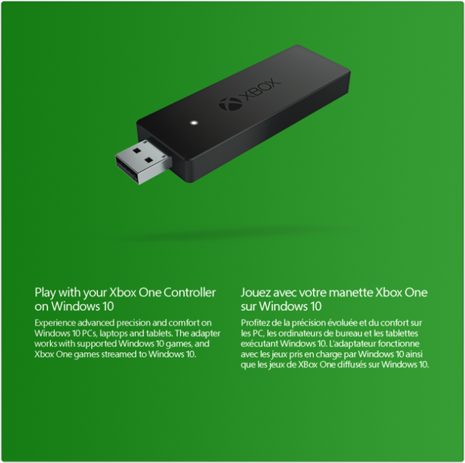 Xbox Wireless Adapter For Windows Back Box Shot Png (1280x960), Png Download