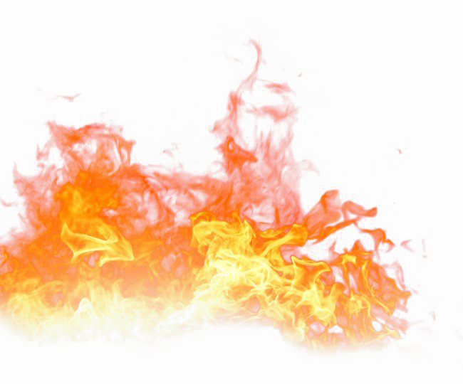Flaming Fire Png Transparent Image (650x540), Png Download