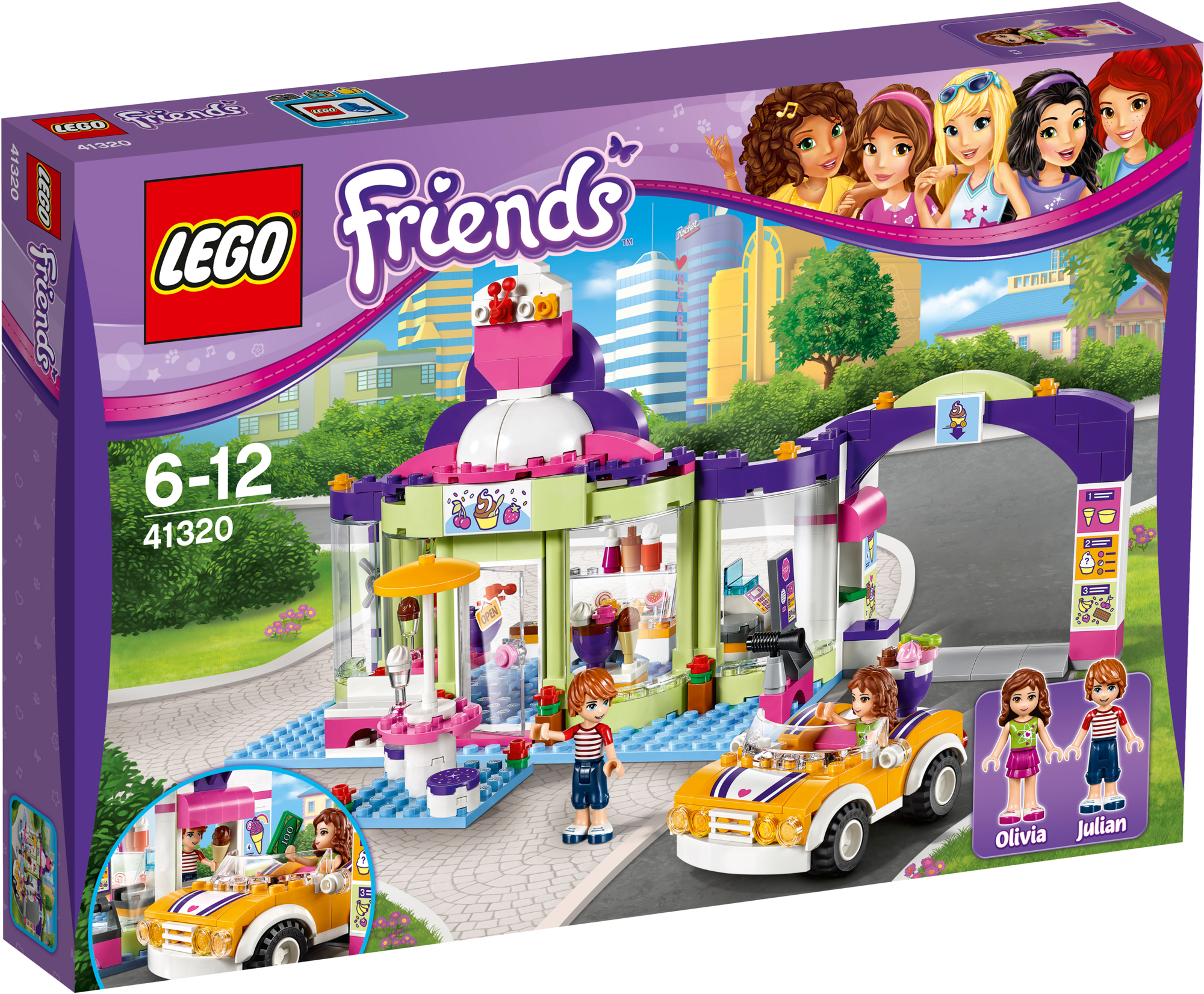 Friends 41320 Frozen Yogurt Sh, , Large (2000x1652), Png Download