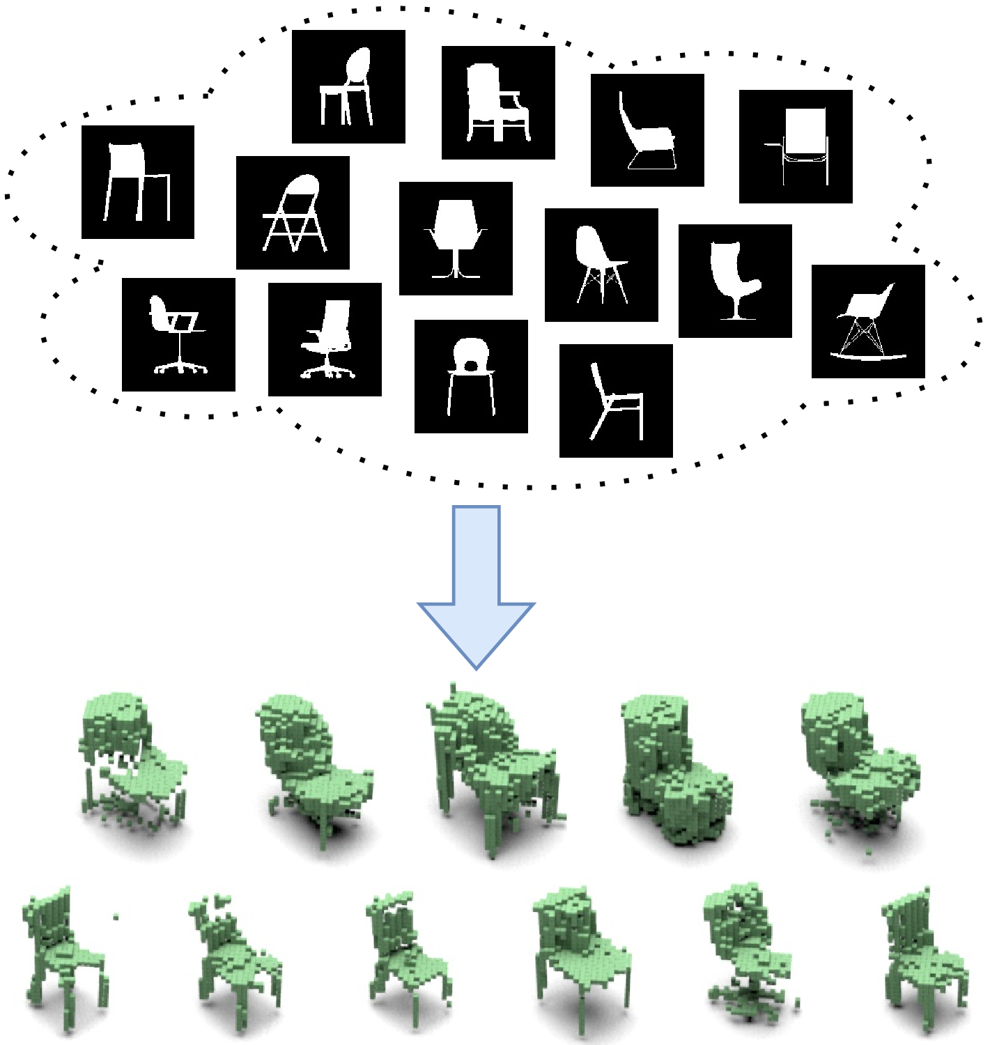 Learning To Create Shapes From Images Without Any Annotation (1604x1744), Png Download