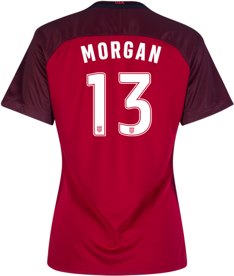 2017/18 Usa Third Alex Morgan Women's 3-star Soccer (600x600), Png Download