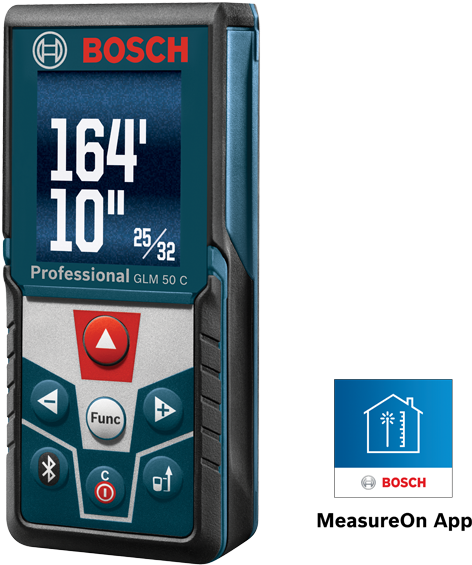 Glm 50 C - Bosch Laser Measure Glm 50 C (500x700), Png Download