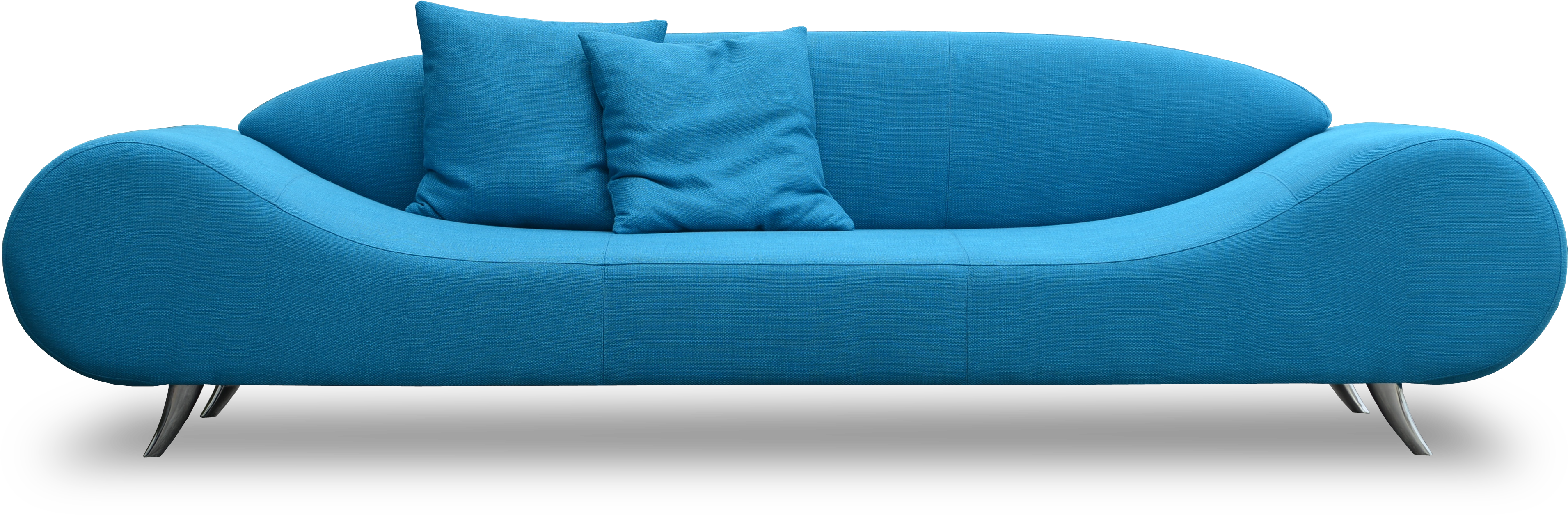 Graphic Stock Png Textile Living Room Upholstery Banner - Harmony Sofa, Turquoise Fabric (4344x1619), Png Download