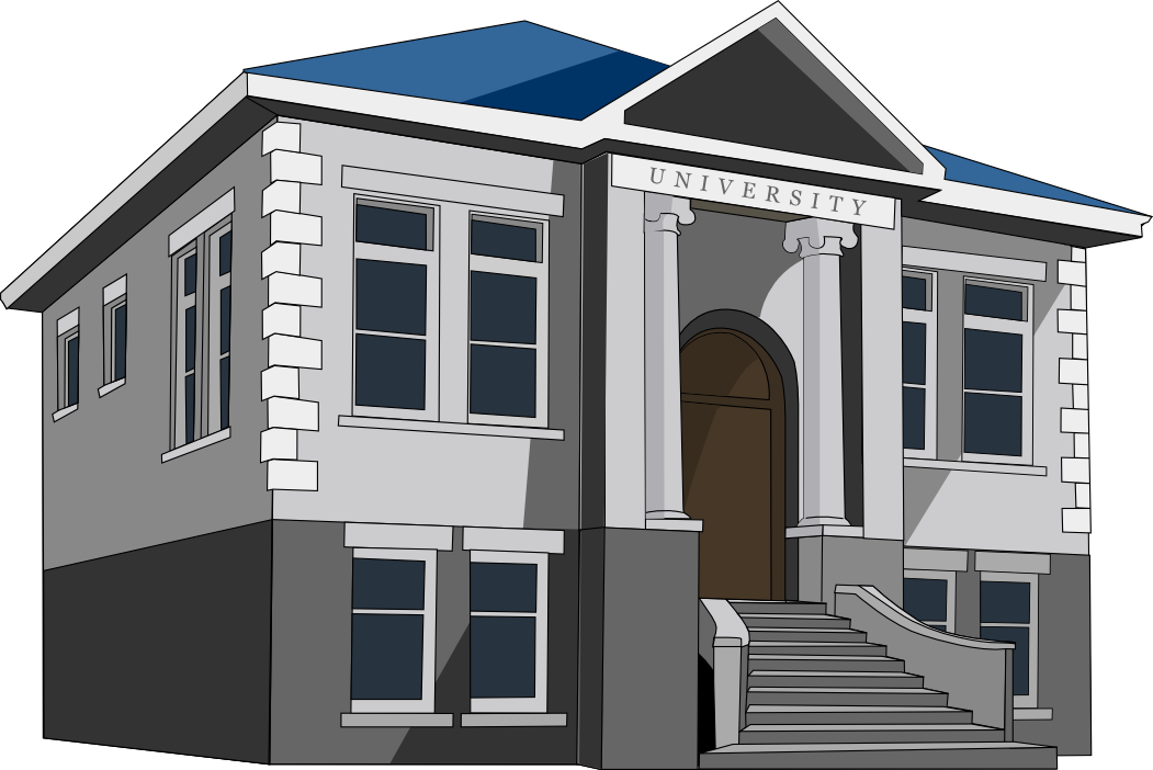 School Building Construction Services - University Building Clip Art (500x333), Png Download