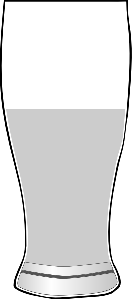 How To Set Use Glass Of Milk Svg Vector (264x599), Png Download