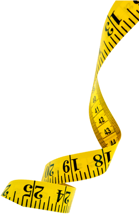 Yellow Tape Measure Png (320x480), Png Download