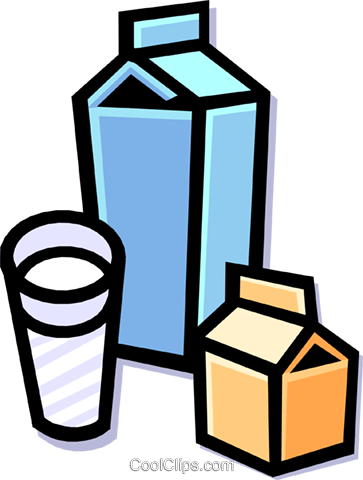 Dairy Products, Milk, Cream Royalty Free Vector Clip - Semaine Du Gout Maternelle Petit Dejeuner (363x480), Png Download