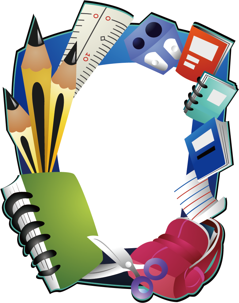 Borders And Frames Picture Frame Clip Art - School Borders And Frames (1181x1181), Png Download