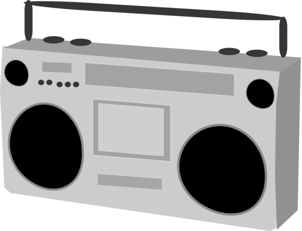 Technology - Boombox Clipart Transparent (601x460), Png Download