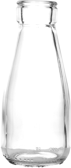 200ml Clear Wholesale Glass Beverage Drinking Milk - Glass Bottle (750x750), Png Download