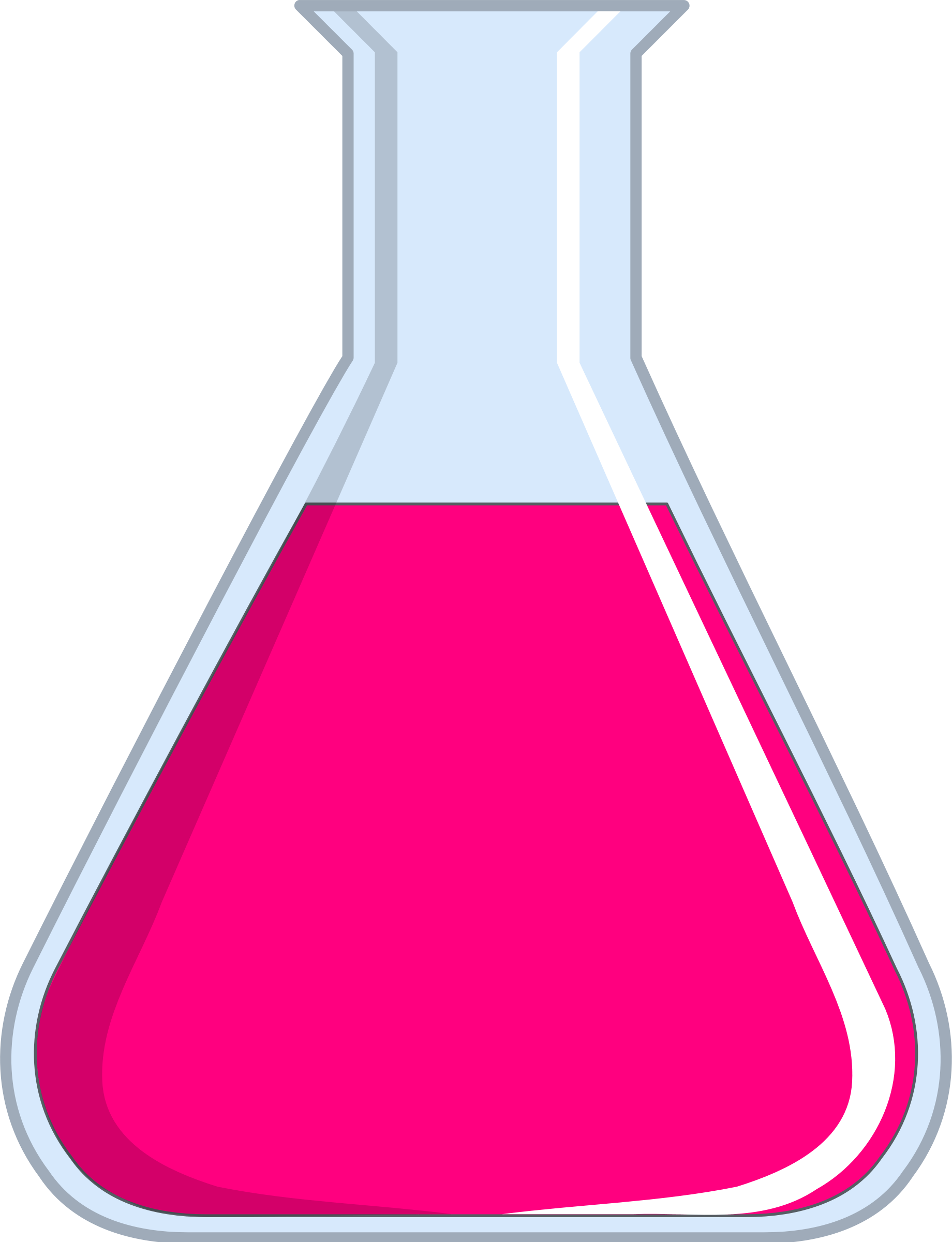 Objects - Test Tube Clipart (1840x2400), Png Download
