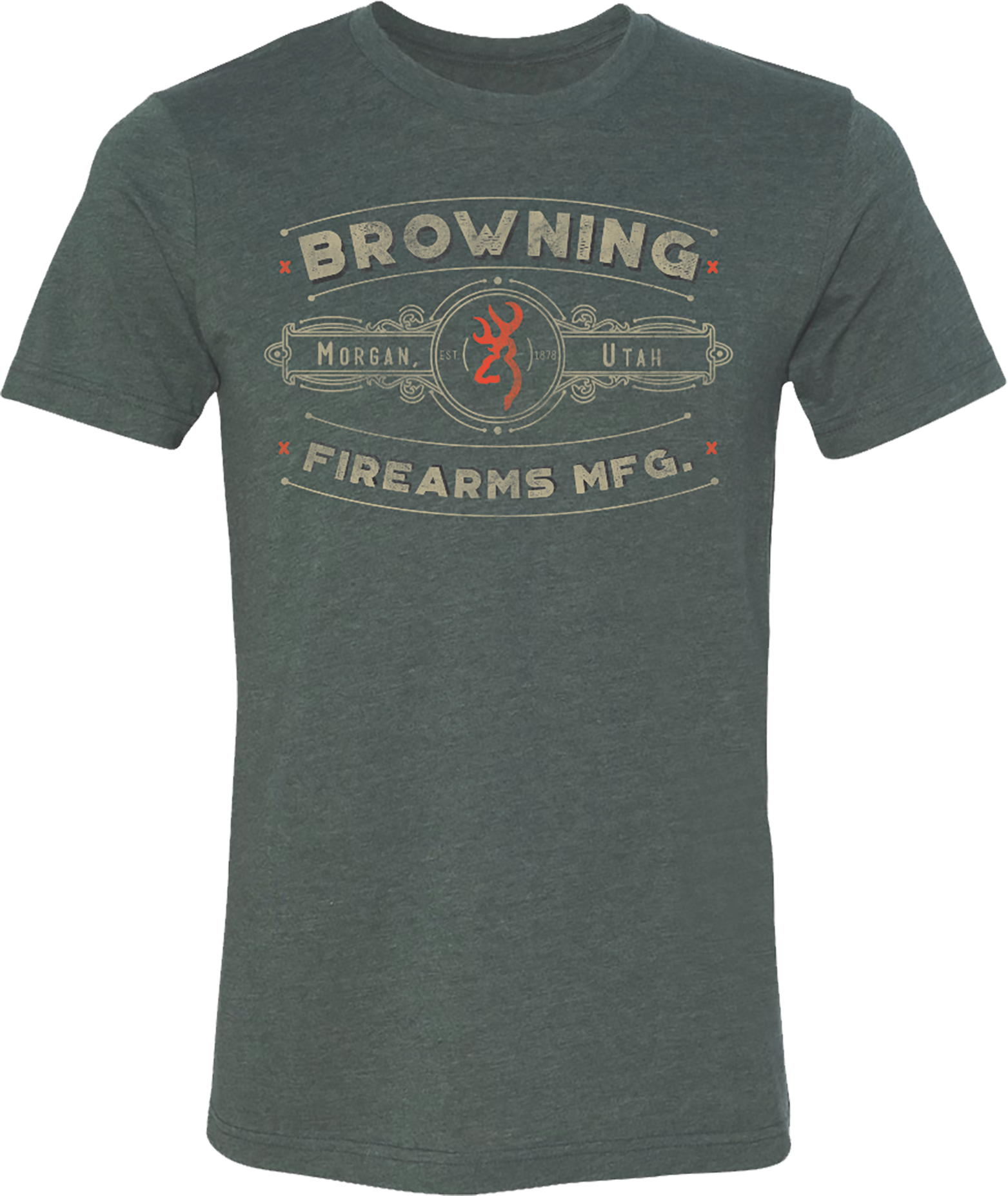 Browning T-shirt - Active Shirt (1563x1854), Png Download