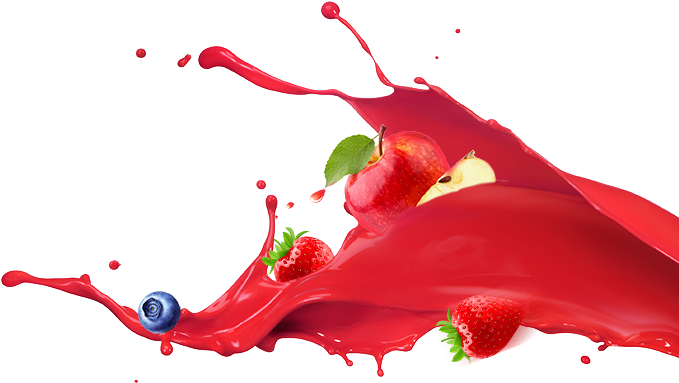 Easy Facebook Feed Error - Strawberry Juice Splash Png (679x383), Png Download