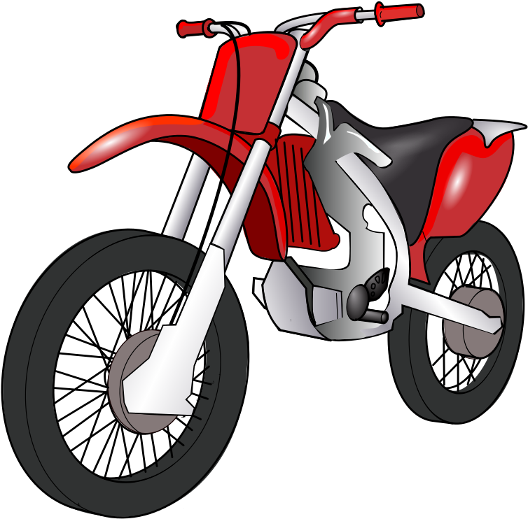 File - Motorbike - Svg - Motorbike Cartoon (611x600), Png Download