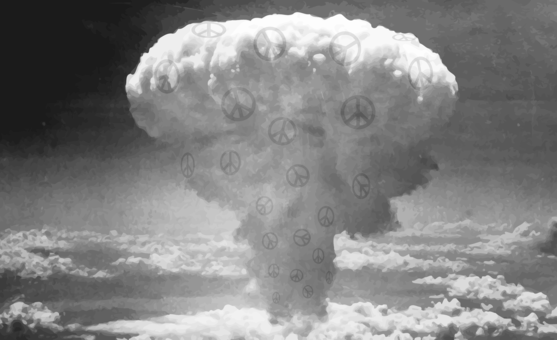 Mushroom Cloud Nuclear Weapon Nuclear Explosion - Deterrence Theory: Nuclear Weapons And The United States (557x340), Png Download