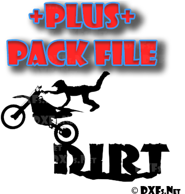 Dxf297-p Dirt Bike Rider Motorcycle Sport Sign Design - Half Circle Design Cnc (400x400), Png Download