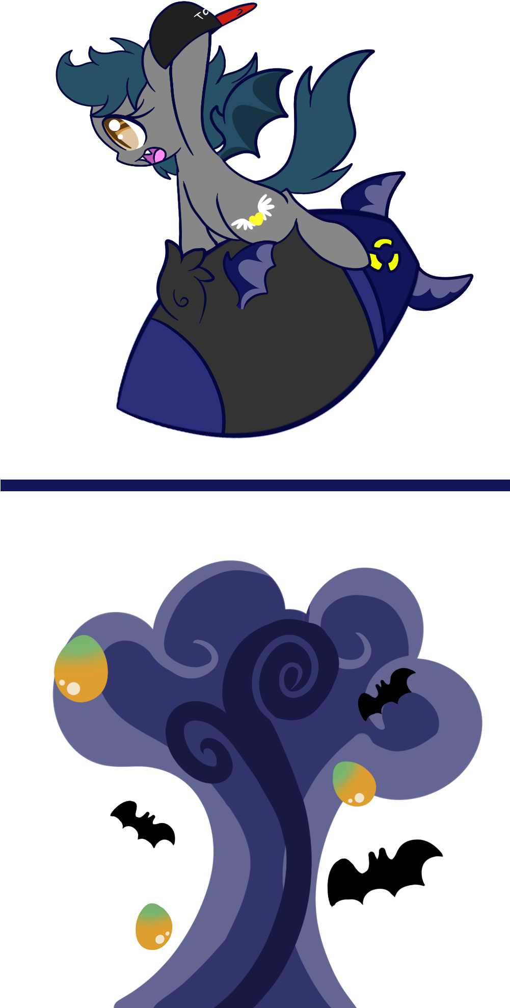 Lorehoshiko, Atomic Bomb, Bat, Bat Pony, Bat Pony Oc, - Nuclear Weapon (1000x2000), Png Download