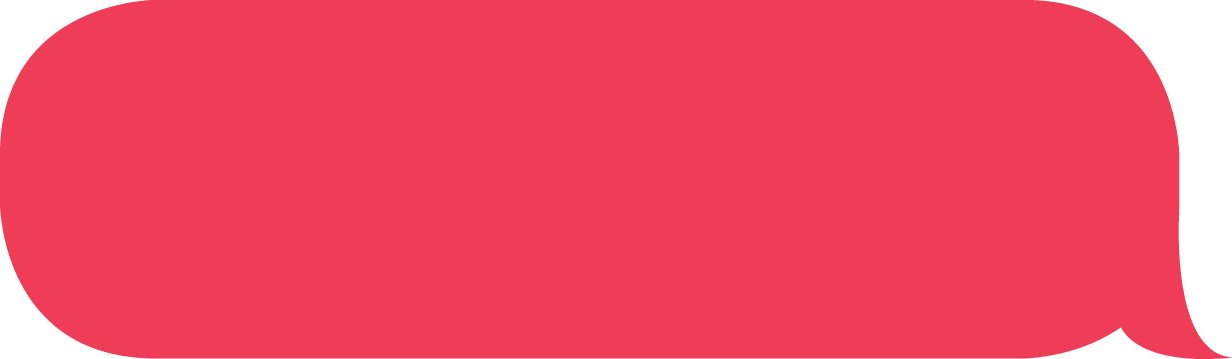 "what Did You Learn At School Today" Conversations - Text Message Bubble Pink (1232x359), Png Download