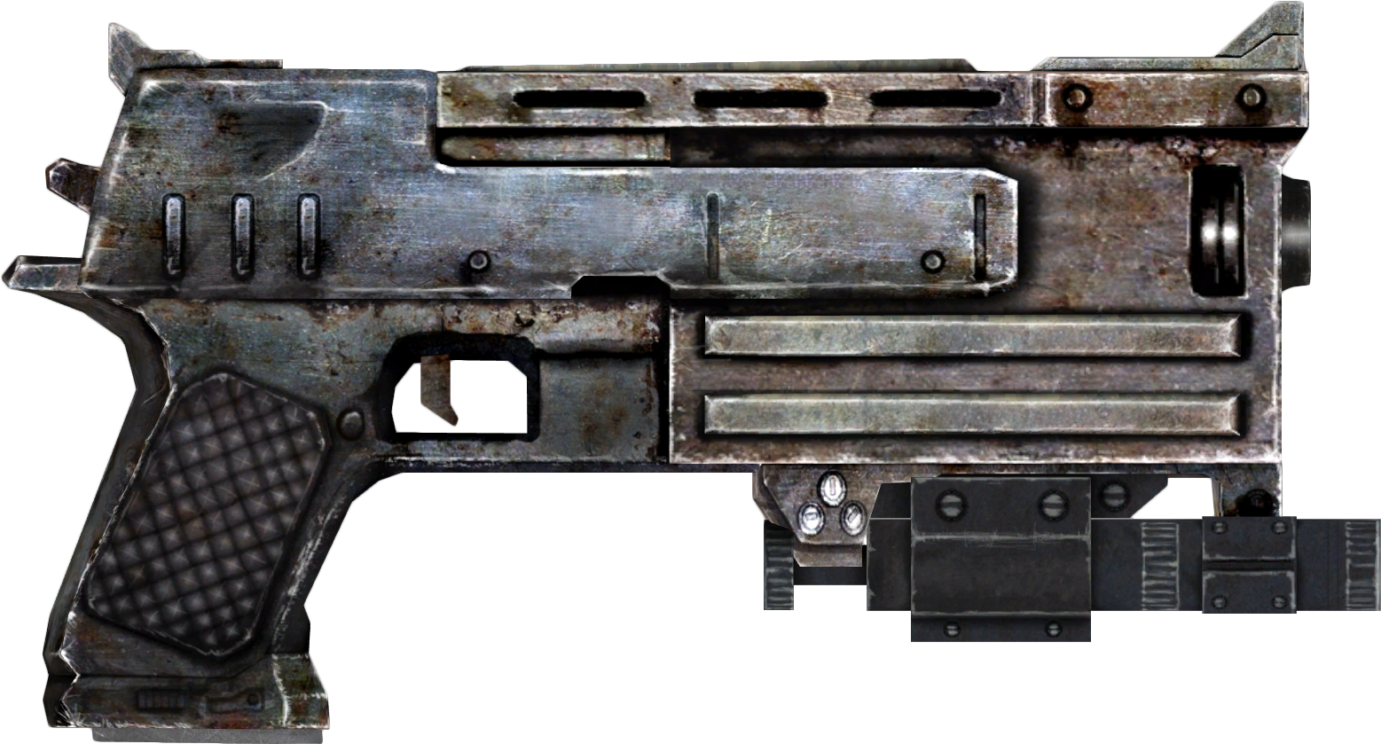 10mm Pistol With Laser Sight - Silenced 10mm Pistol Fallout 3 (1800x1050), Png Download