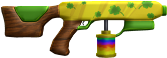 Leprachaun's Gold Rainbow Laser Gun - Assault Rifle (420x420), Png Download