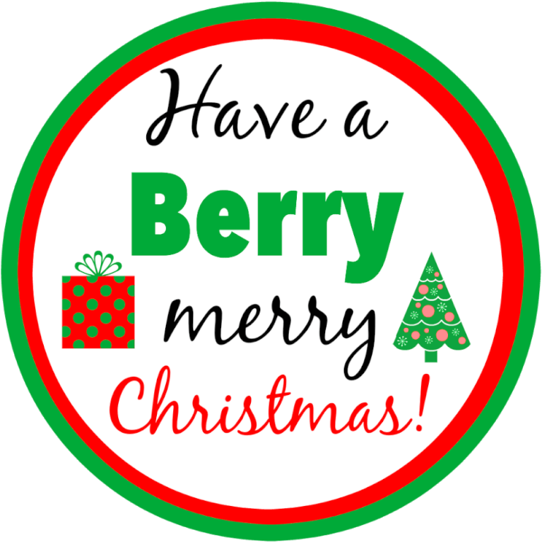 The Best Cranberry Orange Bread Recipe And Three Cute - Have A Berry Merry Christmas (800x811), Png Download