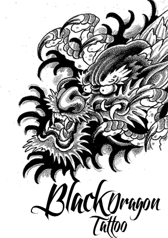 Download Black Dragon Tattoo - Black Dragon Tattoo Studio - Full Size Png Image - Pngkit