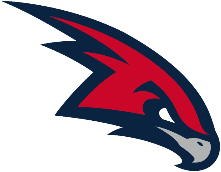 Atlanta Hawks Alternate Red - Atlanta Hawks Team Logo (705x550), Png Download