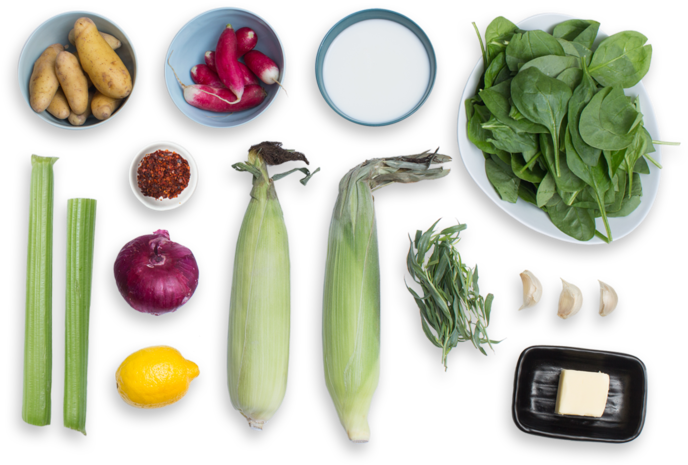 Summer Corn & Vegetable Chowder - Infographic (700x477), Png Download