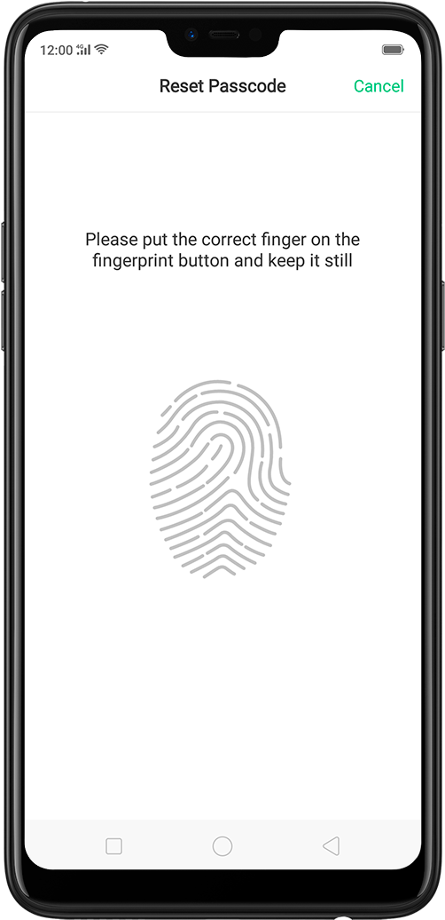 Reset Passcode With Fingerprint When The Phone Is Unlocked - E-book Readers (560x1058), Png Download
