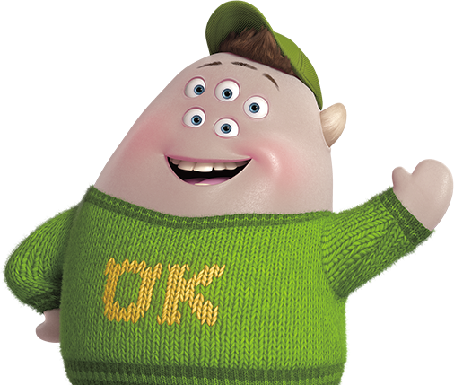 Squishy - Monster & Co University (506x429), Png Download