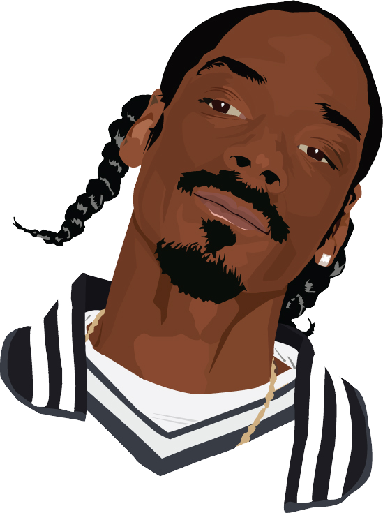Snoop Dogg Cartoon Drawing (549x735), Png Download