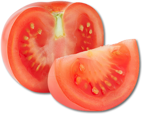 More Images & Video - Slice Tomato Transparent Background (500x500), Png Download