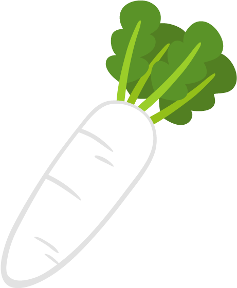 Radish (640x640), Png Download