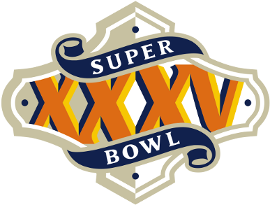Printable Super Bowl 35 Logo Printable Version - Super Bowl Xxxv Logo (400x320), Png Download
