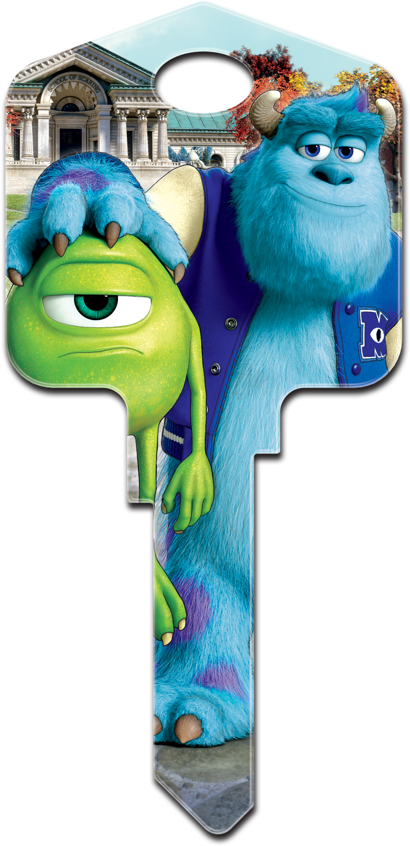 D100-kw1 [kw1 Monsters Inc - Monster University Key (250x499), Png Download