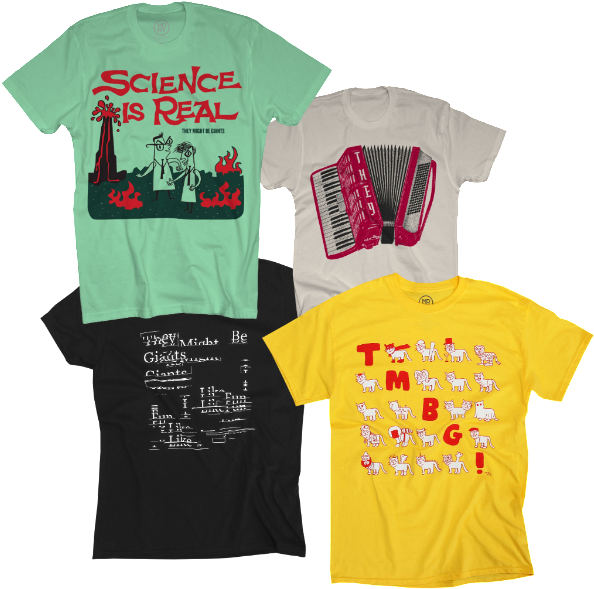 4 Shirts - They Might Be Giants No Shirt (600x598), Png Download