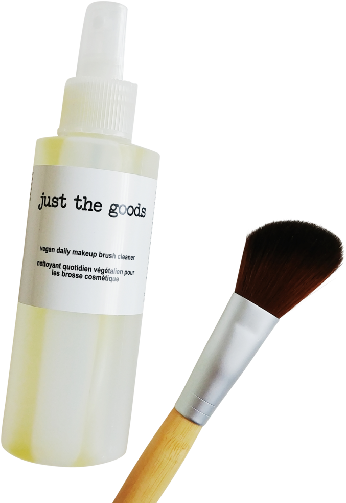 Just The Goods Vegan Daily Makeup Brush Cleaner - Makeup Brush (1024x1024), Png Download