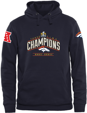 Men's Denver Broncos Super Bowl 50 Champions Design - Clemson Tigers Purple Our House Pullover Hoodie 並行輸入品 (400x400), Png Download