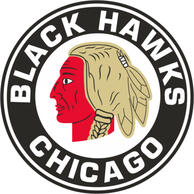 Chicago Black Hawks Logo, 1937-1941 - Chicago Blackhawks (400x400), Png Download
