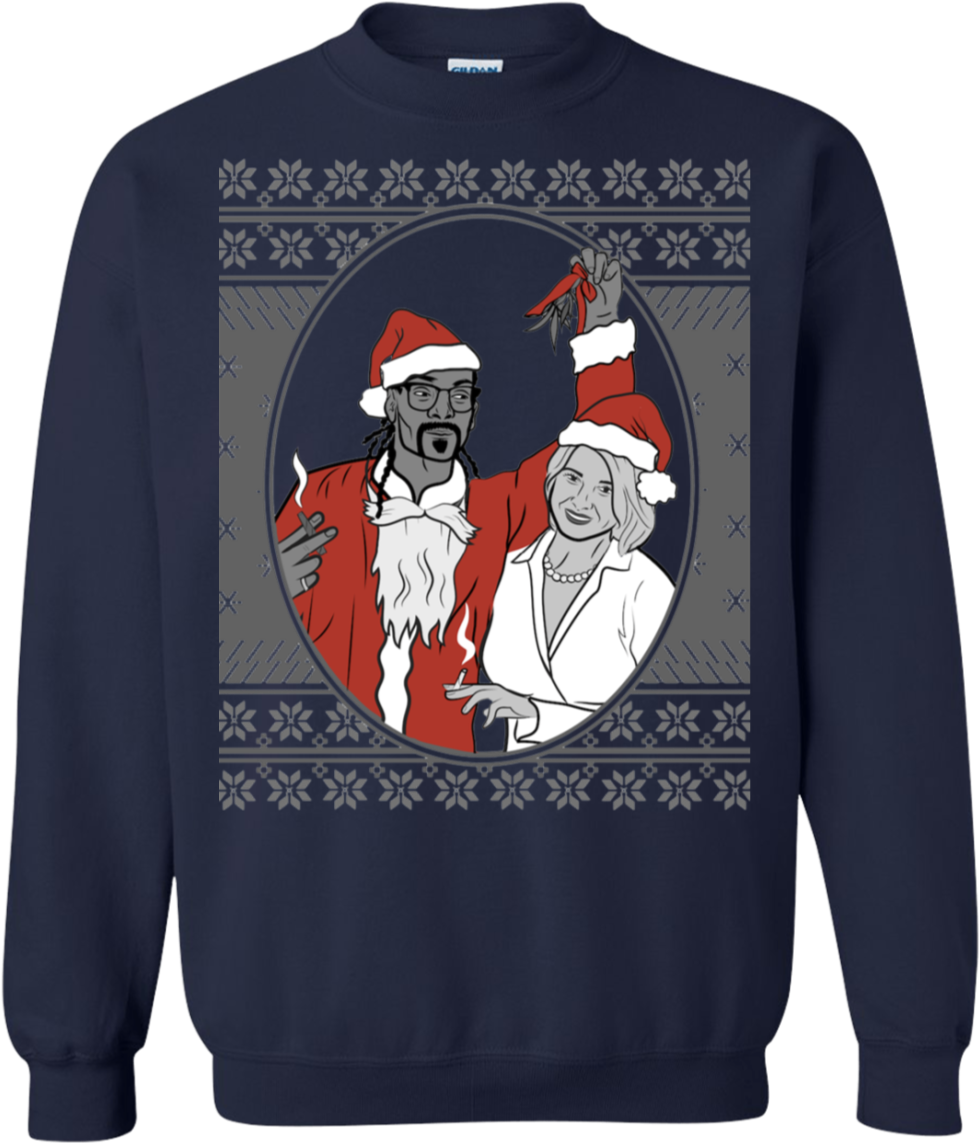 Twas The Nizzle Before Christmizzle - T-shirt (1155x1155), Png Download