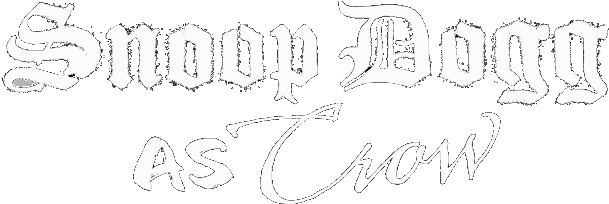 Snoop Dogg As Crow Insignia - Line Art (800x210), Png Download