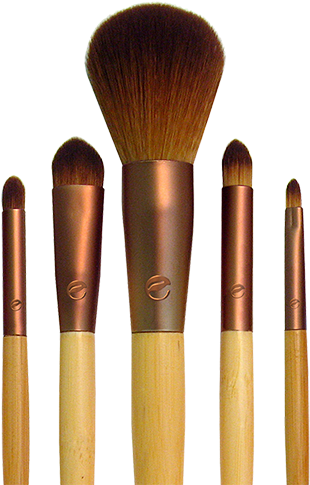 Japonesque Dual Fiber Brushes, $17, Amazon - Makeup Brushes Ecotools (400x500), Png Download