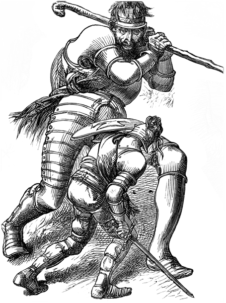 The Giant Killer Lamplighter - Cuirass (455x610), Png Download